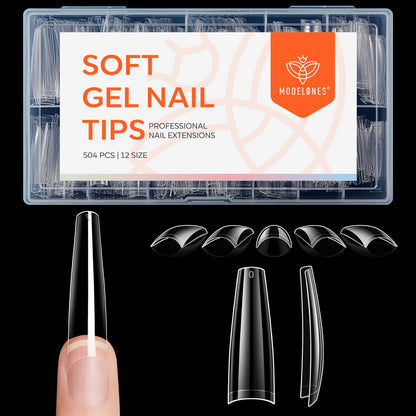 modelones 9 in One Gel Nail Glue Brush On Nail Glue 15 ml for Tips, Rhinestones, Base Coat, Blooming Art Gel Kit for Press on Nails Acrylic Tips U V Lamp Needed 2Pcs