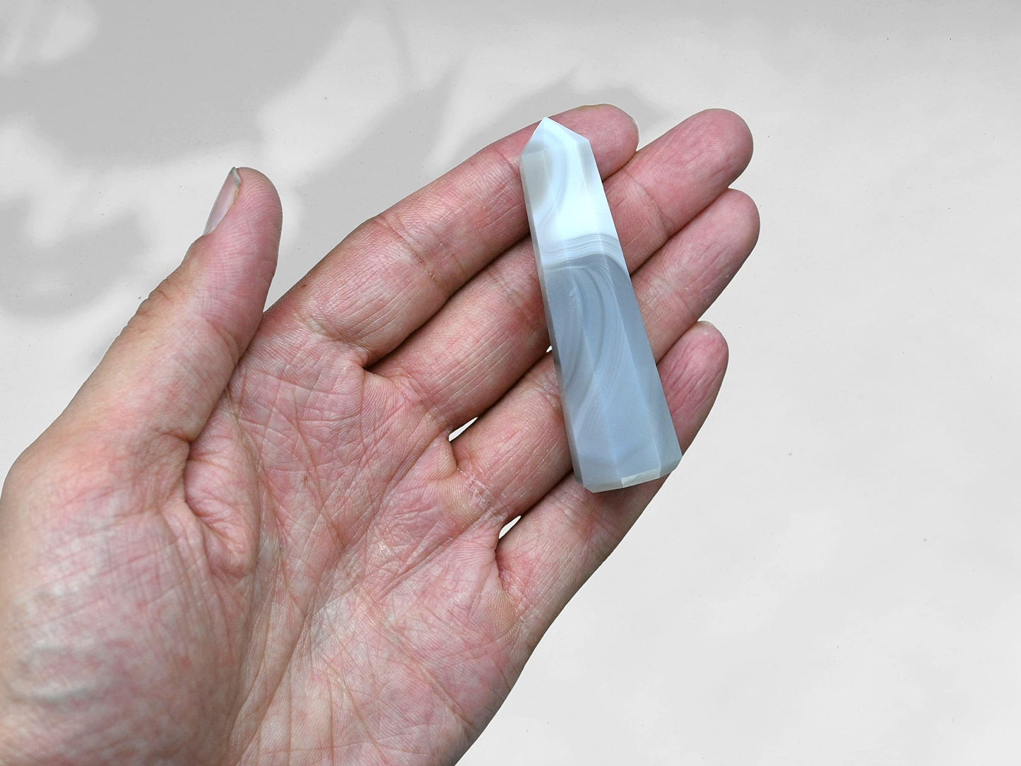 Amazing Gemstone Agate Crystal Towers ~ Natural Healing Crystal Point Obelisk for Reiki Healing and Crystal Grid (2" to 3" INCH)