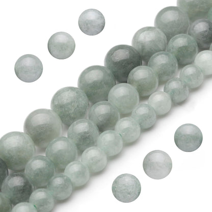 Youngbling Natural Gemstone Beads for Jewelry Making,6mm Dark Burmese Jade Polished Round Smooth Stone,Genuine Real Stone Red Beads for Bracelet Necklace 15 Inch(Dark Burmese Jade,6mm)