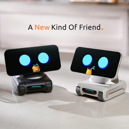 LOOI Robot-Space Black-AI Desktop Companion,ChatGPT&Gemini Voice Interaction,Visual Understanding,Personality&Memory,10W Wireless Charging,Tech&Gadget Gift,Electronic pets,Toy,Geek,Desktop Setup