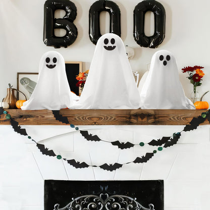 ORIENTAL CHERRY Halloween Decor - Halloween Decorations Indoor - Set of 3 DIY Spooky Ghosts Crafts - Scary Ghost for Indoor Party Home Table Room Kitchen Office
