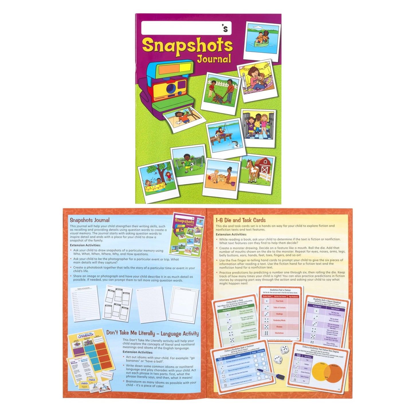 Really Good Stuff Family Engagement Reading - Read, Write and Play Pack - Fourth Grade
