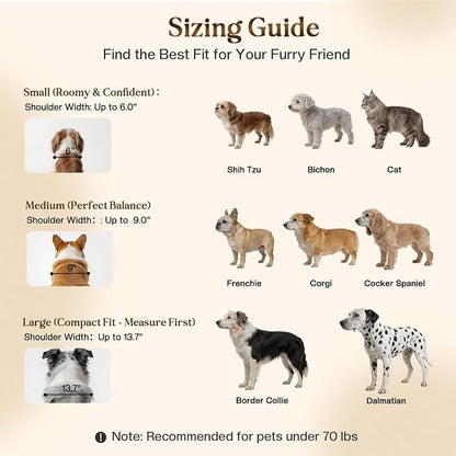 4-Step Wooden Dog Steps for Bed, Anti-Slip Dog Stairs with Carpet Pads, 23.6 Inches Pet Ramp for Dogs to Get on Bed, Pet Stairs for Old & Senior Dogs/Cats, Pet Steps Ladder for High Beds/Couch Sofa