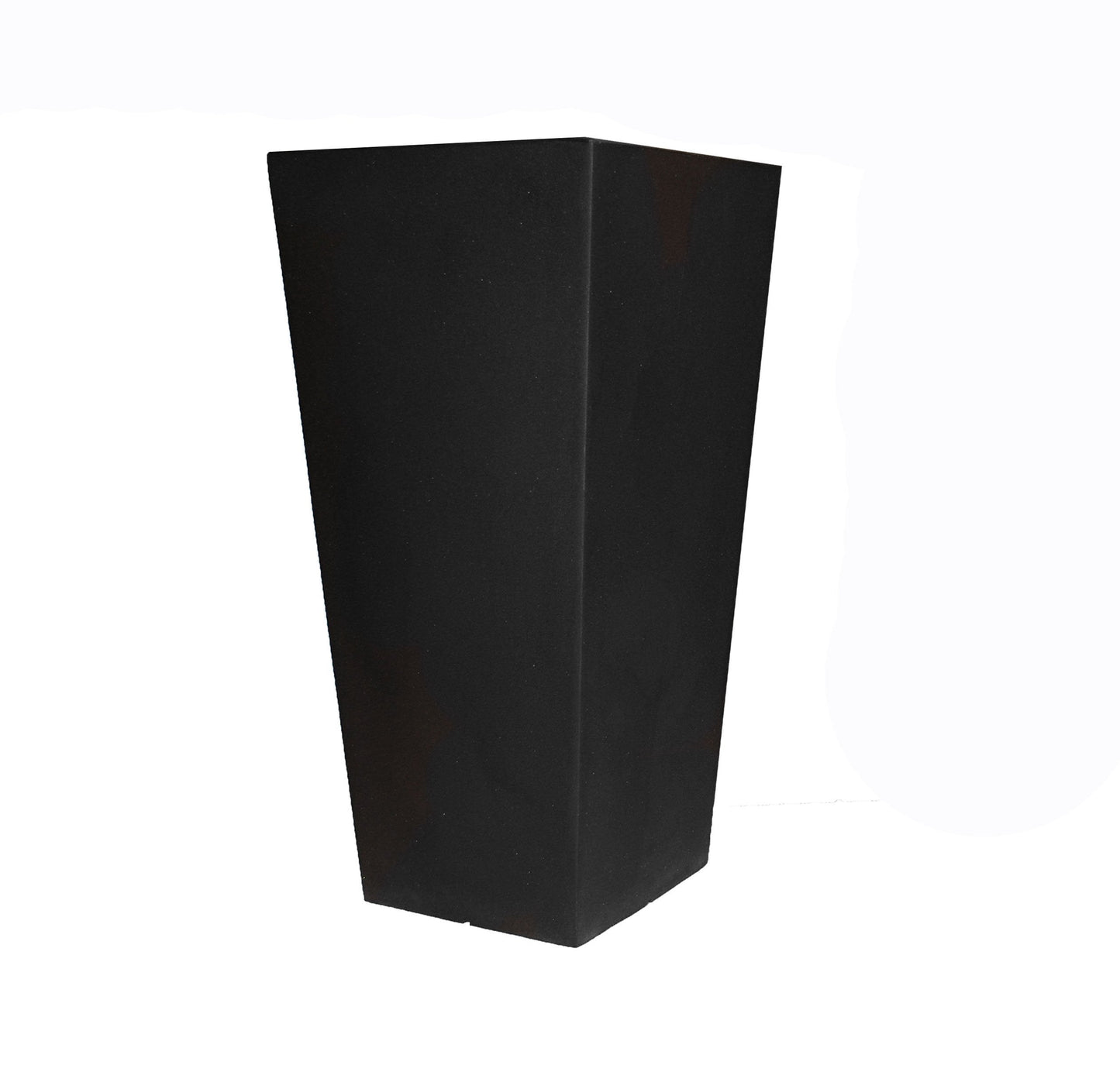 Tusco Products CTU26BK Cosmo Tall Planter, Black, 26-Inch