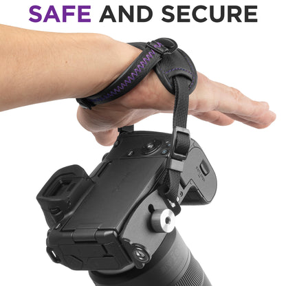 Altura Photo Camera Wrist Strap - Padded Camera Hand Strap with Secure Tether, Rapid Fire Grip for DSLR, Mirrorless Canon Nikon Sony Fujifilm Olympus Panasonic Cameras