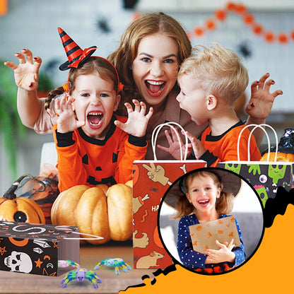 LENDOD Halloween Spider Transformable Fidget Toys - Halloween Party Favors Bulk for Kids and Adults, Glow in The Dark, Halloween Treat Bags Gifts, Pop Sensory Fidget Toys & Home Party Decor-15PCS