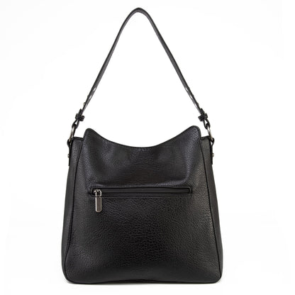 Montana West Hobo Bag for Women Designer Purses and Handbags Shoulder Bags with Guitar Strap,MWC-HB-128-1-BK