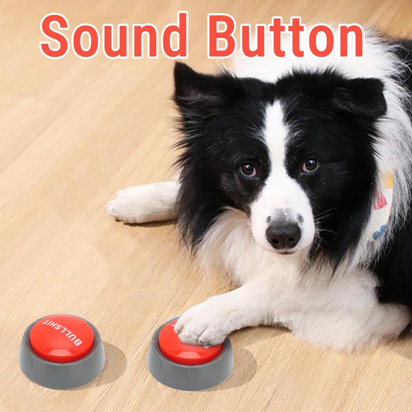 Game Show Buzzer, Sound Button Mischief Gifts Universal Pet Training Low Power Consumption Press Type Funny for Study Office Home