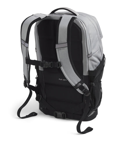 The North Face Borealis Commuter Laptop Backpack - Water Repellent, Laptop Sleeve, Large Main Compartment, Meld Grey Dark Heather/TNF Black-NPF, One Size