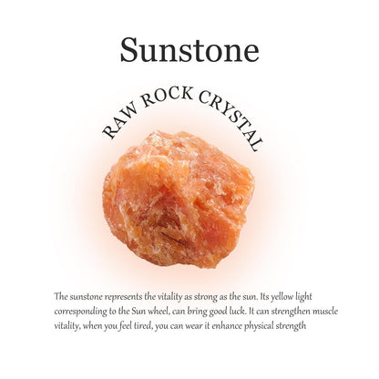Apengshi Sunstone Raw Crystals Natural Crystal and Healing Stones Rough Rocks Reiki Chakra Fountain Home Garden Decor Yoga Meditation DIY Stone 1.2-2''