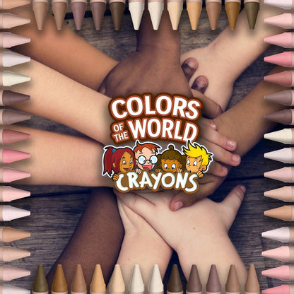 Crayola Bulk Crayon Set, Colors of The World, Teacher Classroom Must Haves, School Supplies Essentials, 6 Sets of 24 Colors