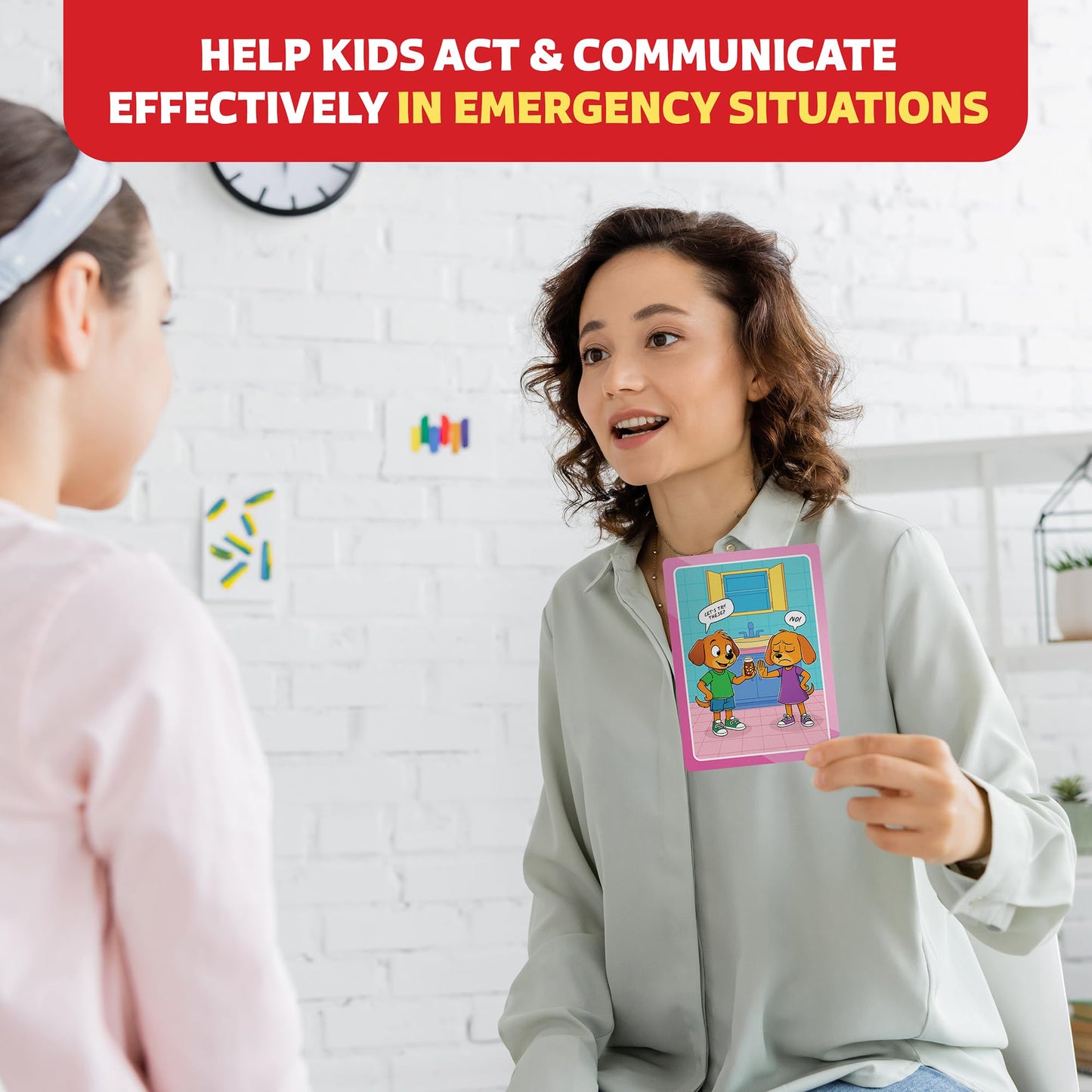 Who What Why Emergency & Safety Conversation Cards for Kids – Social Skills & Critical Thinking Game – Safety Awareness, Decision-Making & Communication Cards, Speech Therapy & SEL Tool, Ages 4+