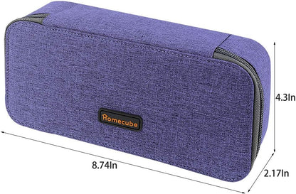 Homecube Big Capacity Pencil Case Oxford Cloth Bag Storage Pouch Marker Pen Pencil Cute Stationery Organizer Bag Holder with Zipper for Middle High School & Office Boy Girl Teen