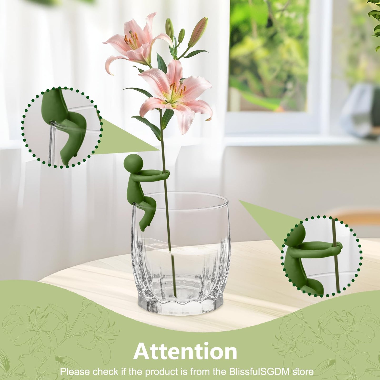BlissfulSGDM Plant Propagation Buddy, 3pcs Plant Propagation Holder, Plant Cutting Holder Plant Support for Sprouts, Plant Propagation Friends for Indoor Gardens Or for Stems, Shoots and Cuttings