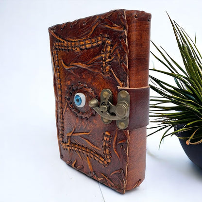 Hocus Pocus Book of Spells, Hocus Pocus Leather Journal, Hocus Pocus Spellbook Blank Diary, Halloween Leather Journal, Grimoire Book of Shadows, Hocus Pocus Notebook, Halloween Journal 5x7 Inches
