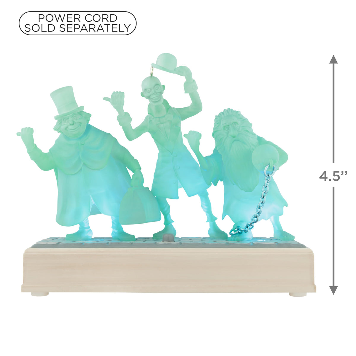 Hallmark Keepsake Christmas Ornament, Disney The Haunted Mansion Collection The Hitchhiking Ghosts with Light and Sound