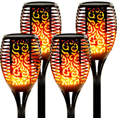 Walensee Solar Lights Outdoor with Flickering Flame,96 LED Solar Torch Lights Waterproof,43" Tall Super Larger Size Torches for Outside Garden Patio Yard Pathway, 4 Pack