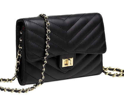 YAZEKOUS Small Crossbody Bags for Women, Small Purses Crossbody Purses for Women, Cell Phone Purse with Card Slots for Travel Daypack Black