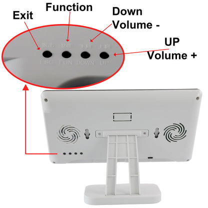 LOUKIENE Wireless Quiz Answer Game Buzzer System Gameplay 262ft for Game Show Family Game Nights Debate Contests in Companies Offices School Contest Classroom Trivia Nights (8 Buttons Set)