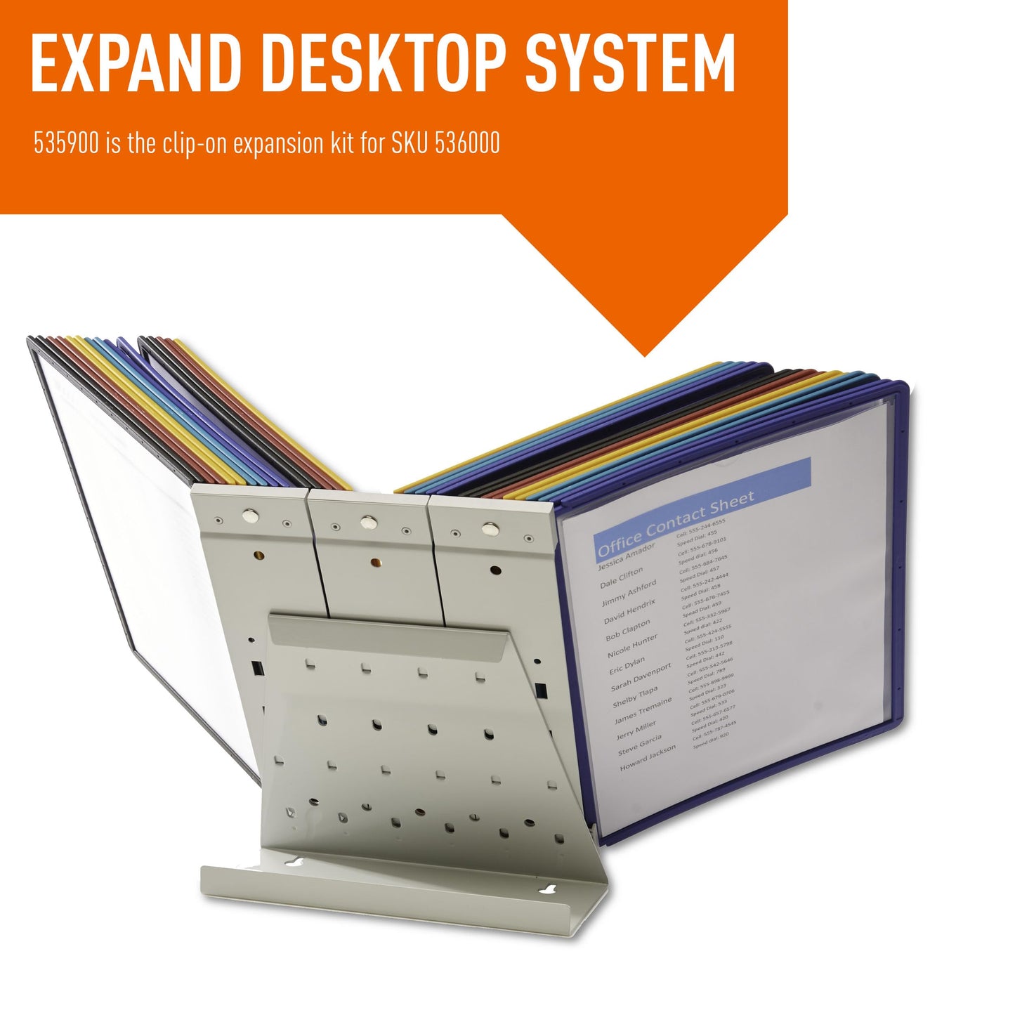 Durable Vario Wall Reference System, 10 Panels, Assorted Borders And Panels
