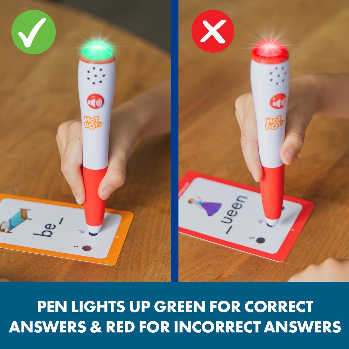 Educational Insights Hot Dots Kindergarten Prep Set - Toddler ABC Flash Cards with Interactive Pen, Kindergarten Learning Activities, Reading & Math Workbooks, Learn to Read for Kids ages 4+