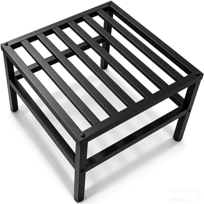 LLAXERGU Plant Stand Outdoor Indoor, 20 Inch Large Metal Plant Stand Outdoor Heavy Duty Plant Stands Flower Pot Stand Wrought Iron Pedestal Stand for Garden Patio Living Room