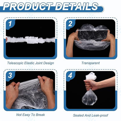 Disposable Bird Cage Liners, Clear Plastic Cage Liners for 24x16 Inch Pallets Tray Universal Elastic Film, (30 Pcs), Intended for Parakeet/Cockatiels/Rabbit/Guinea Pig