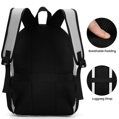 BIKROD Backpack for Men and Women, Lightweight Casual School Backpack for Teens Boys and Girls, Daily-use Travel Laptop Backpack Fits 15.6 Inch Notebook, High School Bookbag