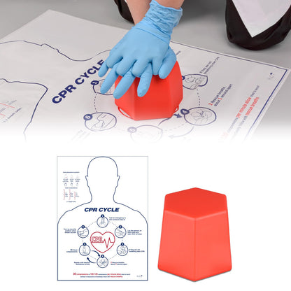 SimCoach CPR Training Model, Hands-only CPR Training Aid Kit, CPR Compression First Aid Training Tool for Nursing Students