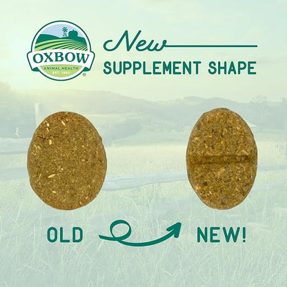 Oxbow Natural Science Digestive Support, High Fiber Supplement for Rabbit & Guinea Pig, Made with Timothy Hay, Includes Chicory Root, Ginger Root, Chamomile, Made in USA, 4.2 oz Bag