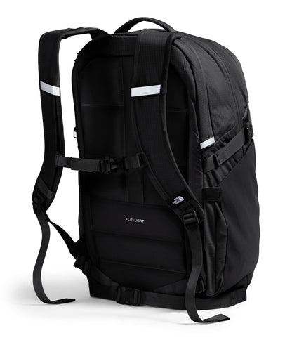 The North Face Router Everyday Laptop Backpack - Daypack, Water Repellent, Laptop Sleeve, Reflective Details, TNF Black/TNF Black-NPF, One Size