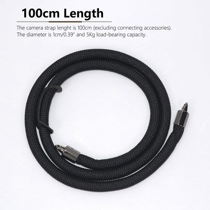Aisnyho Universal Camera Shoulder Strap,Neck Camera Strap for Mirrorless DSLR SLR Camera,for Fuji X-M5 X100VI XT5 XT50 XT30 XT20 XT1 XT2 XT3 XT4, Black, One Size