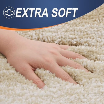 OLANLY Small Bathroom Rugs Mat 24x16, Extra Soft Absorbent Microfiber Bath Rugs, Rubber Backing, Quick Dry, Machine Washable Bath Mats for Bathroom Floor, Tub and Shower, Home Decor Accessories, Tan