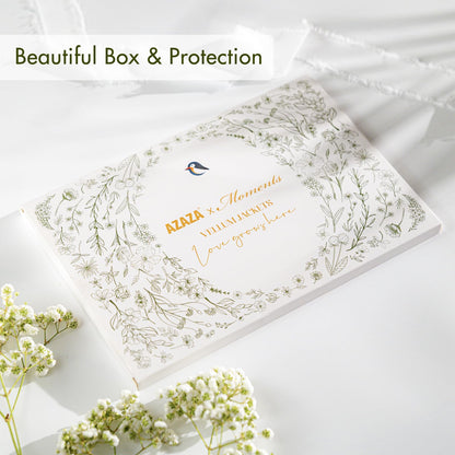 50 Pack Pre-Folded Vellum Jackets for 5x7 Invitations,AZAZA Elegant Translucent Invitation Sleeves,115GSM Vellum Jackets 5x7, Wedding Invitation Accessories, for Weddings Birthdays,Sage Green Toile
