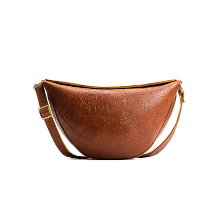 Portland Leather Goods Koala Sling Bag – Leather Sling with Top Magnetic Closure, Interior Pocket & Adjustable Strap – Handmade from the Finest Full-Grain Hides – Medium, Meadow