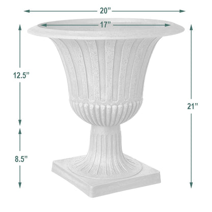 Arcadia Garden Products G50BK, Black Worthington Urn