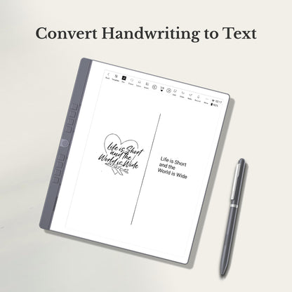 Penstar eNote 2 – The Whitest Paper Tablet | 10.3” 300 PPI Pen-Only Screen E-Ink Writing Tablet, Digital Notebook Includes Folio Cover & Two B5 Pens