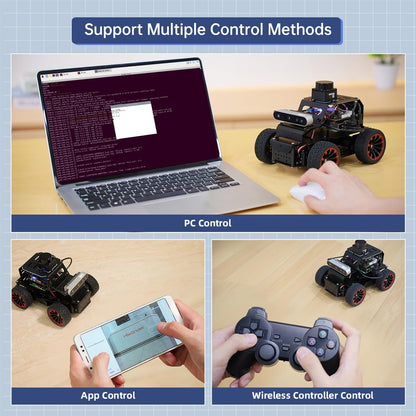 LewanSoul Robot Car Kit with ChatGPT Large AI Model, 3D Depth Camera & Lidar, ROS2 Humble SLAM Mapping Navigation, Python Robotics for Adults, MentorPi A1 Advanced Kit (No Raspberry Pi)