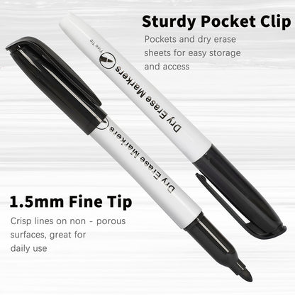 Birebebys 108 Count Dry Erase Markers Bulk, Fine Tip Whiteboard Markers for Kids Teachers, Dry Erase Pens Bulk Pack for Classroom Home, Back to School Supplies