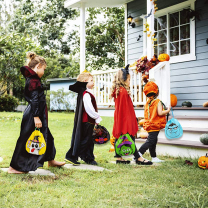 CCINEE 72pcs Halloween Drawstring Goody Bags 12 Styles Halloween Treats Bags for Kids's Trick or Treat Party Favor Supplies