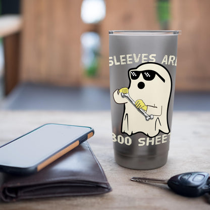 Funny Halloween Ghost Costume Bullshit Sleeves Are boo sheet Stainless Steel Insulated Tumbler