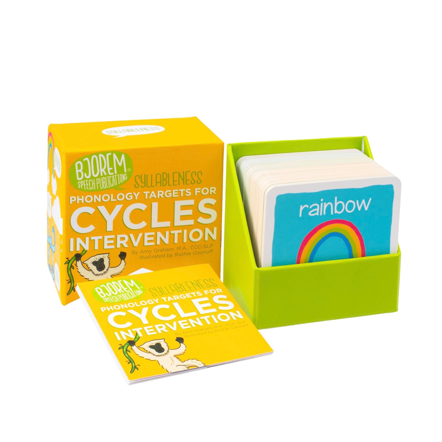 Bjorem Speech® Cycles Intervention Bundle #2 – Evidence-Based Phonology Therapy Cards for Highly Unintelligible Speech | Target Syllableness, Fronting, and Singleton Stridents