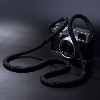 VKO Vintage Camera Neck Strap,Nylon Rope Camera Shoulder Straps for Photographers Film DSLR Black