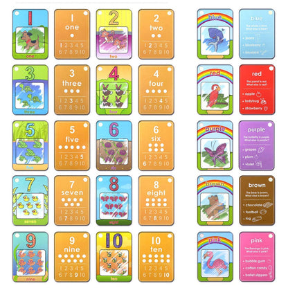 Coolplay Water Coloring Cards Learning Number Shape Color Toddler Girl Toy Water Paint Cards Airplane Activities for Kids Toy
