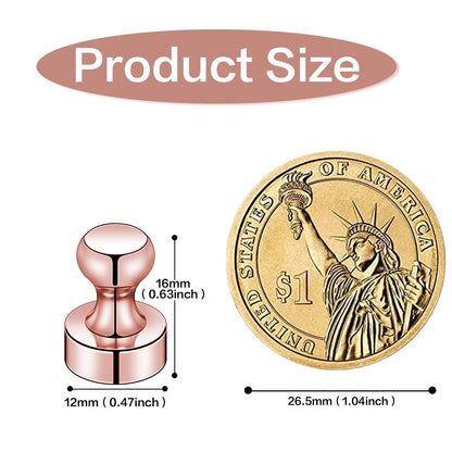 LOVIMAG Fridge Magnets 20Pcs Refrigerator Whiteboard Small Strong Magnet Classroom Kitchen Accessories Decorative Locker Set Decor Must Haves Office Calendar Refrigerador Magnetic Cute Rose Gold