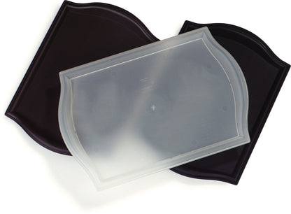 Carlisle FoodService Products 1217BT03 Bistro Plastic Café Tray, 12" X 17", Black