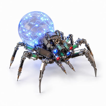 3D Metal Puzzle for Adults,Spider Puzzle Building Set，3D Metal Model Kit, Brain Teaser Puzzles DIY Assembling for Stress Relief - High end Men's Gift