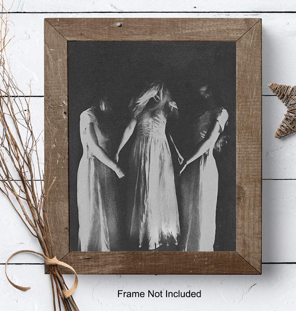 Witch Decor - Wicca Wall Decor - Pagan Gifts - Paganism - Witches Coven - Witchcraft Wiccan Supplies - Gothic Wall Art Poster - Scary Creepy Goth Room Picture - Satanic Black Magic