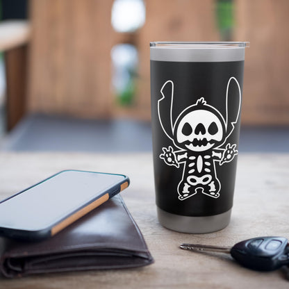 Disney Stitch Halloween Skeleton Stainless Steel Insulated Tumbler