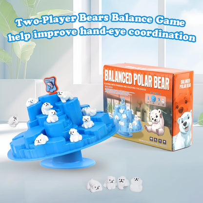 kowgical Bears Balance Game, Two-Player Balance Tree Game for Office, Interactive Balance Tree Desktop Board Game for Teenager, Stuffers Easter Basket Birthday Party Gifts